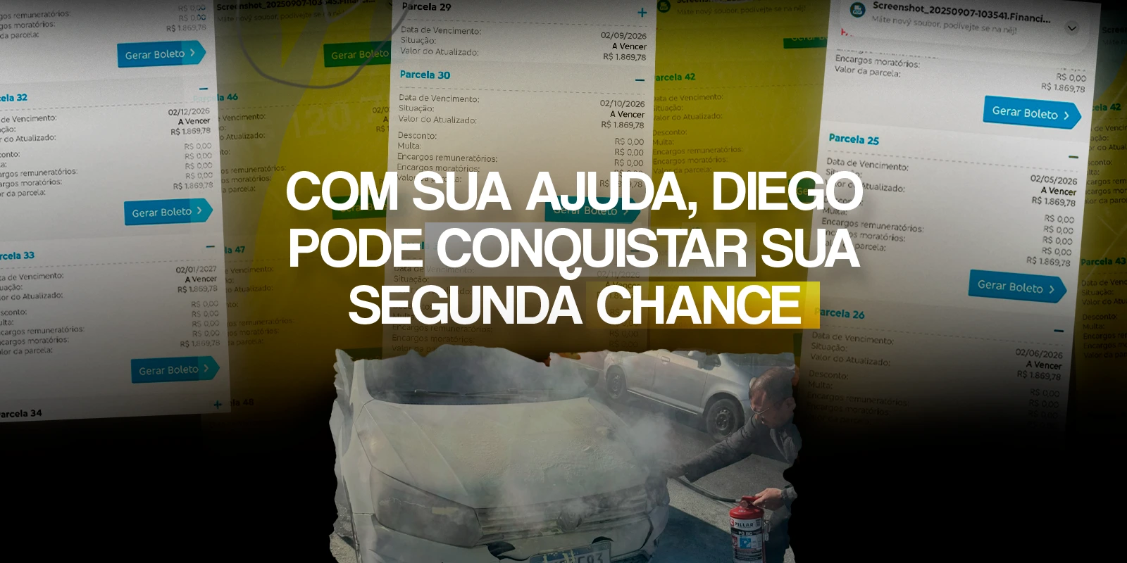 Com sua ajuda, Diego pode conquistar sua segunda chance